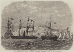 Het Internationale Marinefestival in Portsmouth, de Ontmoeting van de Reine Hortense en de Osborne